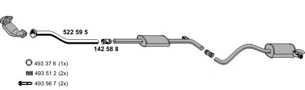 ERNST 100479 Exhaust System